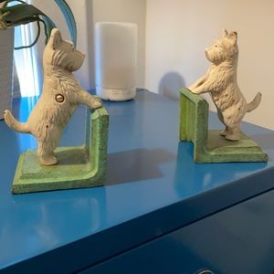 Westie Bookends